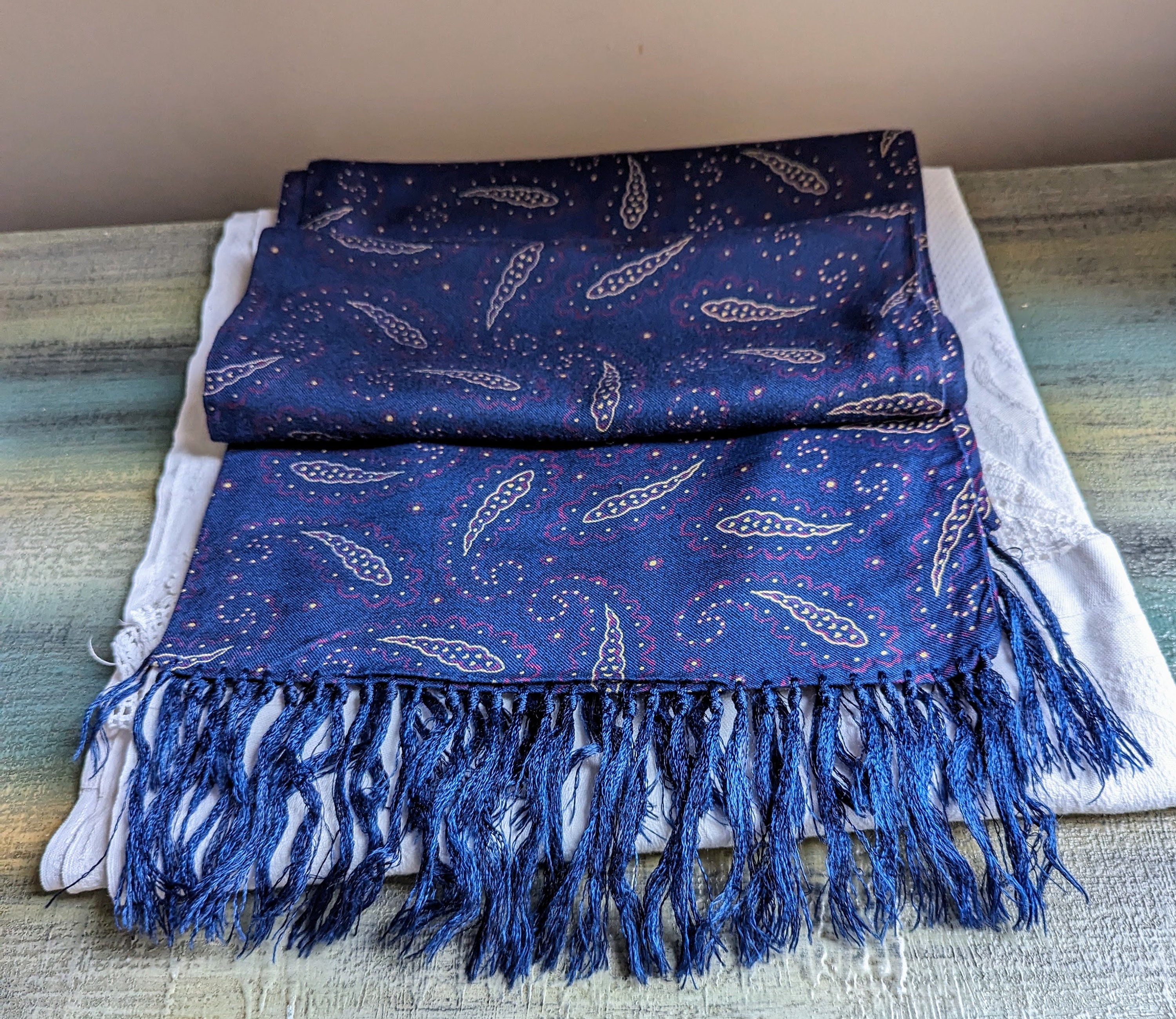 小物 Tootal Scarf Vintage Tootal Scarf - Etsy
