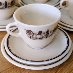 Retro JAJ Pyrex 12 Piece Tea Set