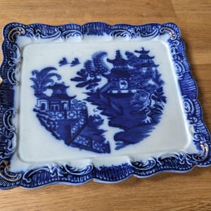 Antique Carlton Ware Willow Pattern Plate