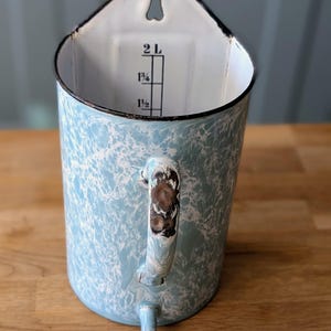 French Enamel Irrigation Jug