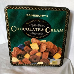 Brownie Tin Sainsburys Sainsbury's Biscuit Tin UK