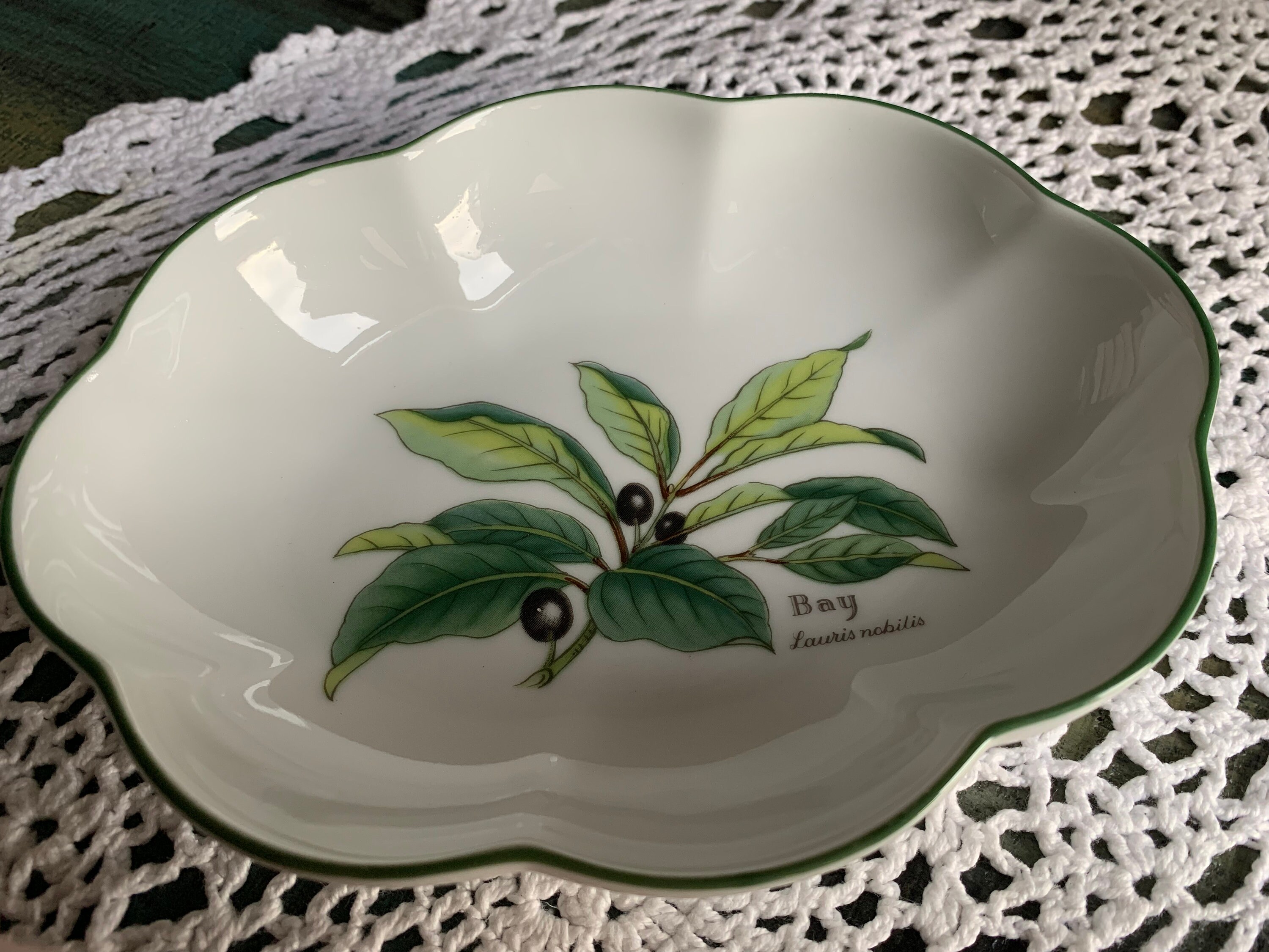  WORCESTER 飾り皿 Worcester Herbs Entree Dish - Etsy