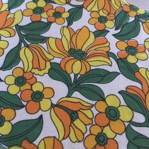 Retro 1970s fabric