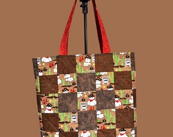 Boo's & Boo-ts Cowboy Ghost Tote Bag
