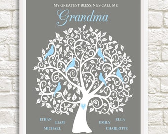 Download Grandma Family Tree Etsy
