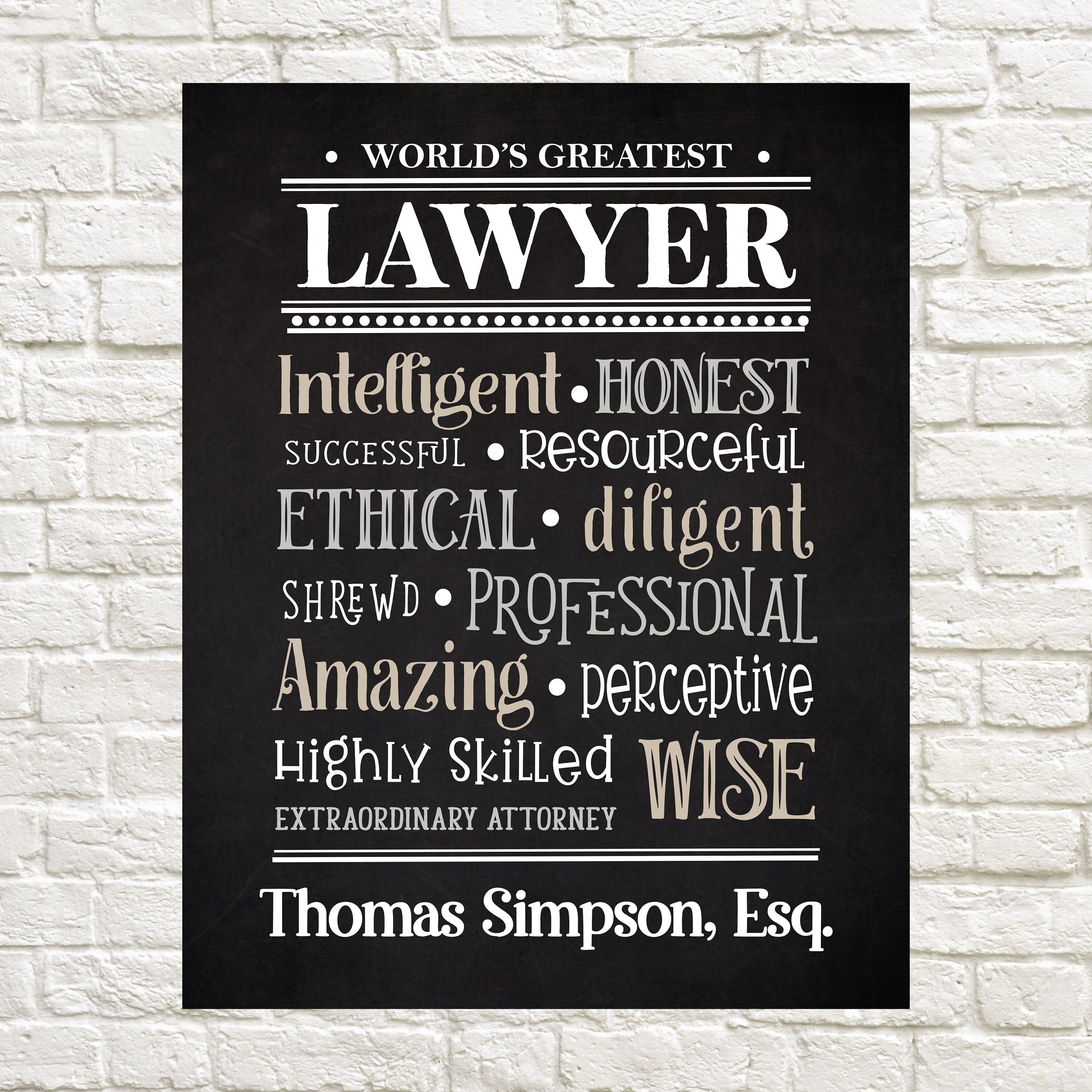 Gift for Lawyer World's Greatest Lawyer Christmas Gift Etsy España