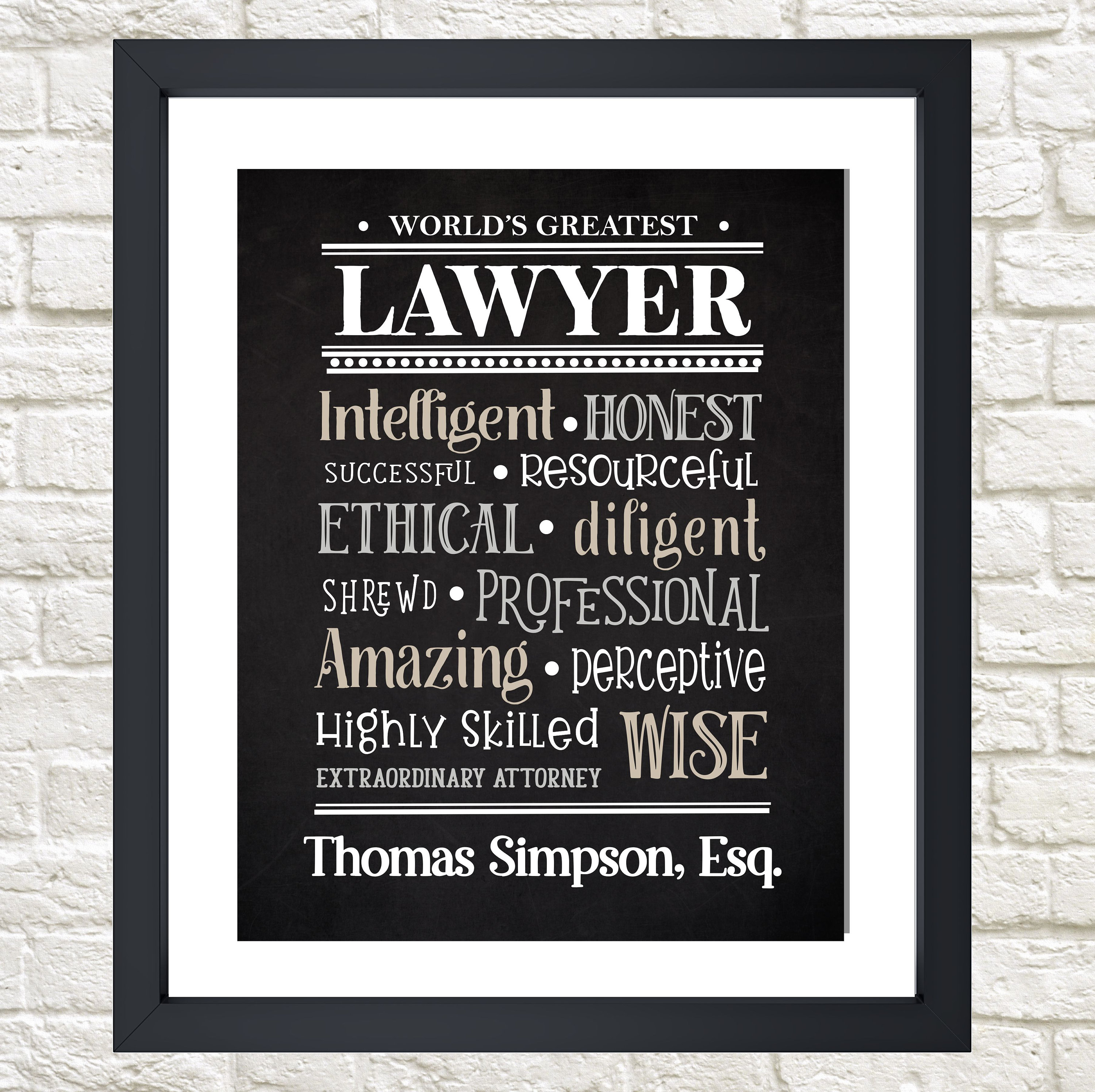 Gift for Lawyer World's Greatest Lawyer Christmas Gift Etsy