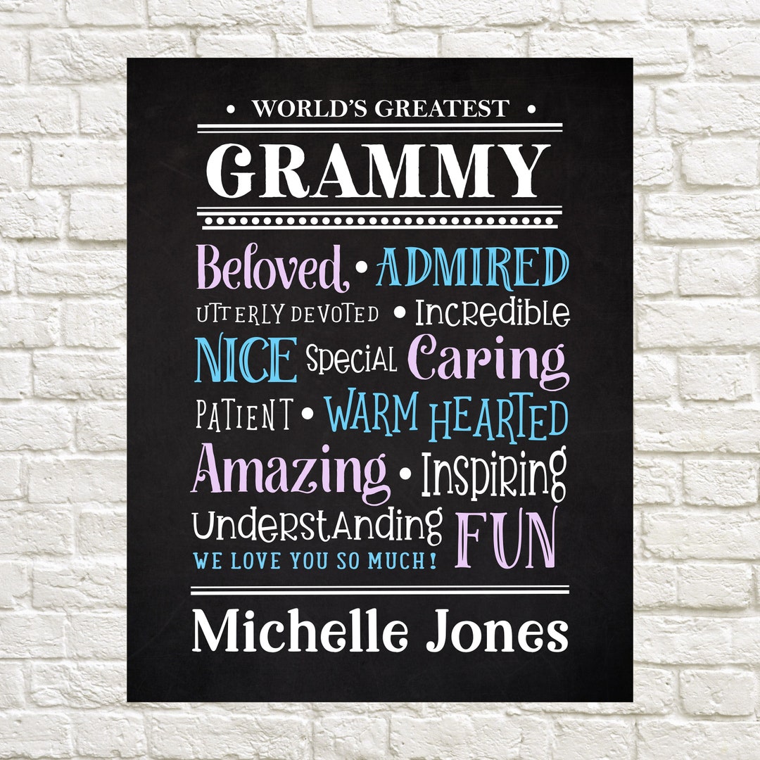 Asciugamani Da Cucina Con Scritta World's Best Grandma, Regalo Per