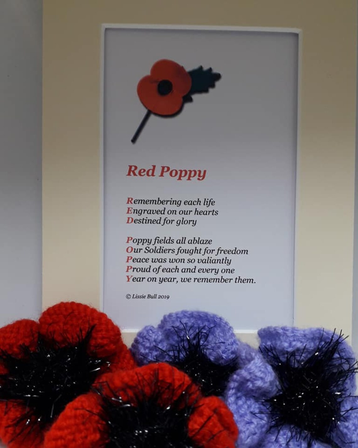 Red Poppies Poem Etsy