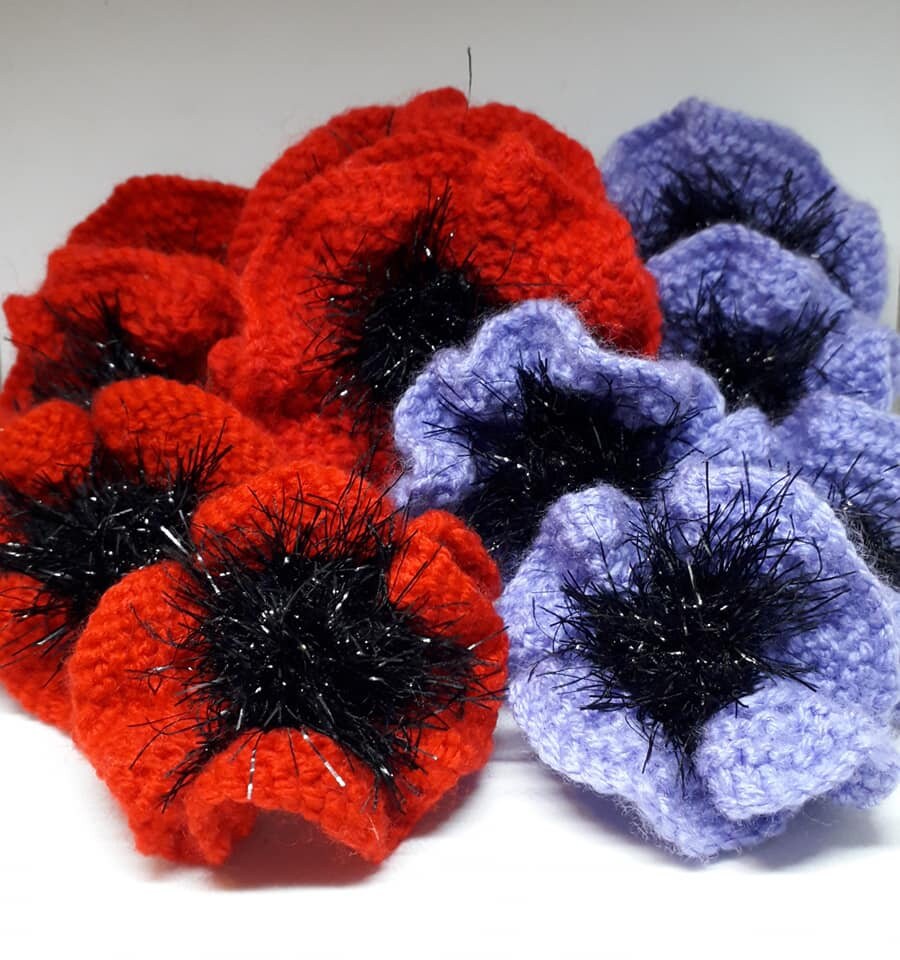 Poppy Brooches Etsy UK