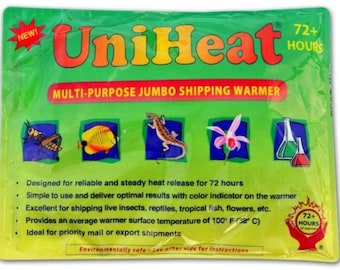 Heat Pack for Live Plant Shipments, 72 or 120 Hour Heat Pack