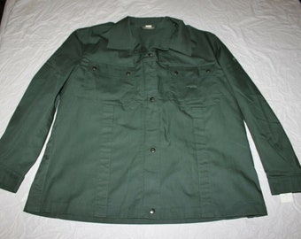 German Military Firmen NR 546 Button Zipper Shirt Ranger Officer Green Euro Top