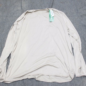 US Military Issue Cold Weather Thermal Underwear Tops Shirt XX-Large X-Long Tan