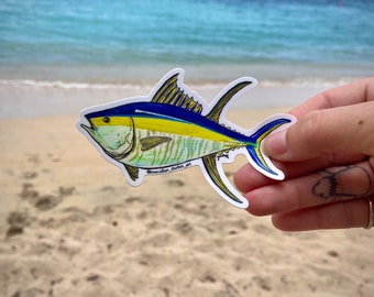 4インチキハダマグロステッカー