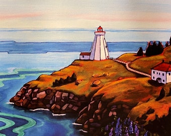 8x10 Swallowtail Lighthouse Fine Art Print