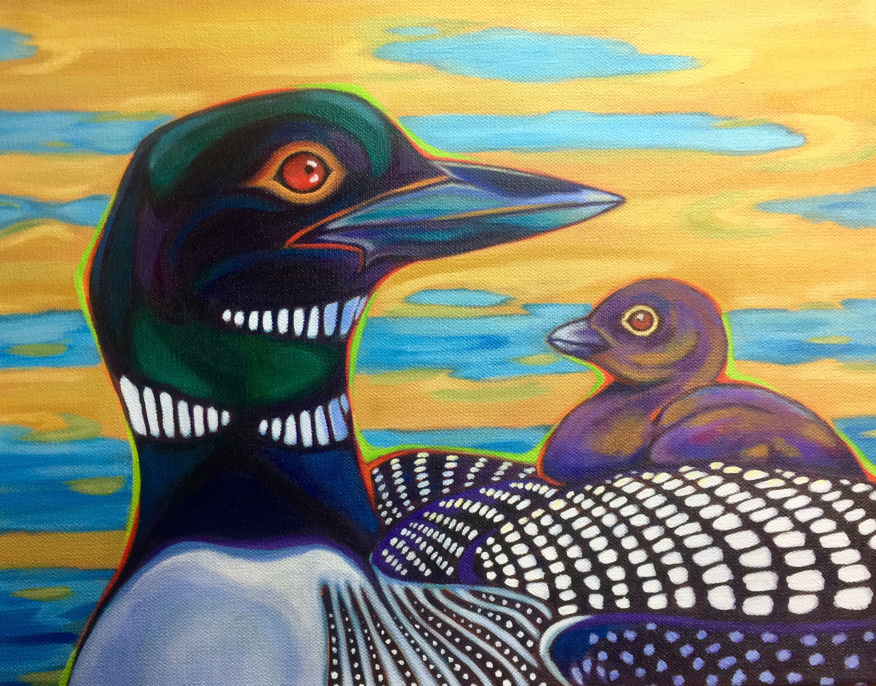 8x10 Loon Print Etsy Canada