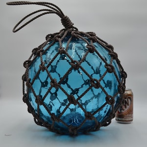 Glass Fishing Float in  Aqua