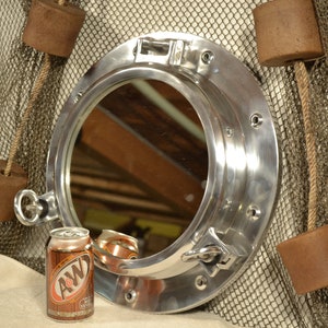 Aluminum Porthole Mirror 16&quot;