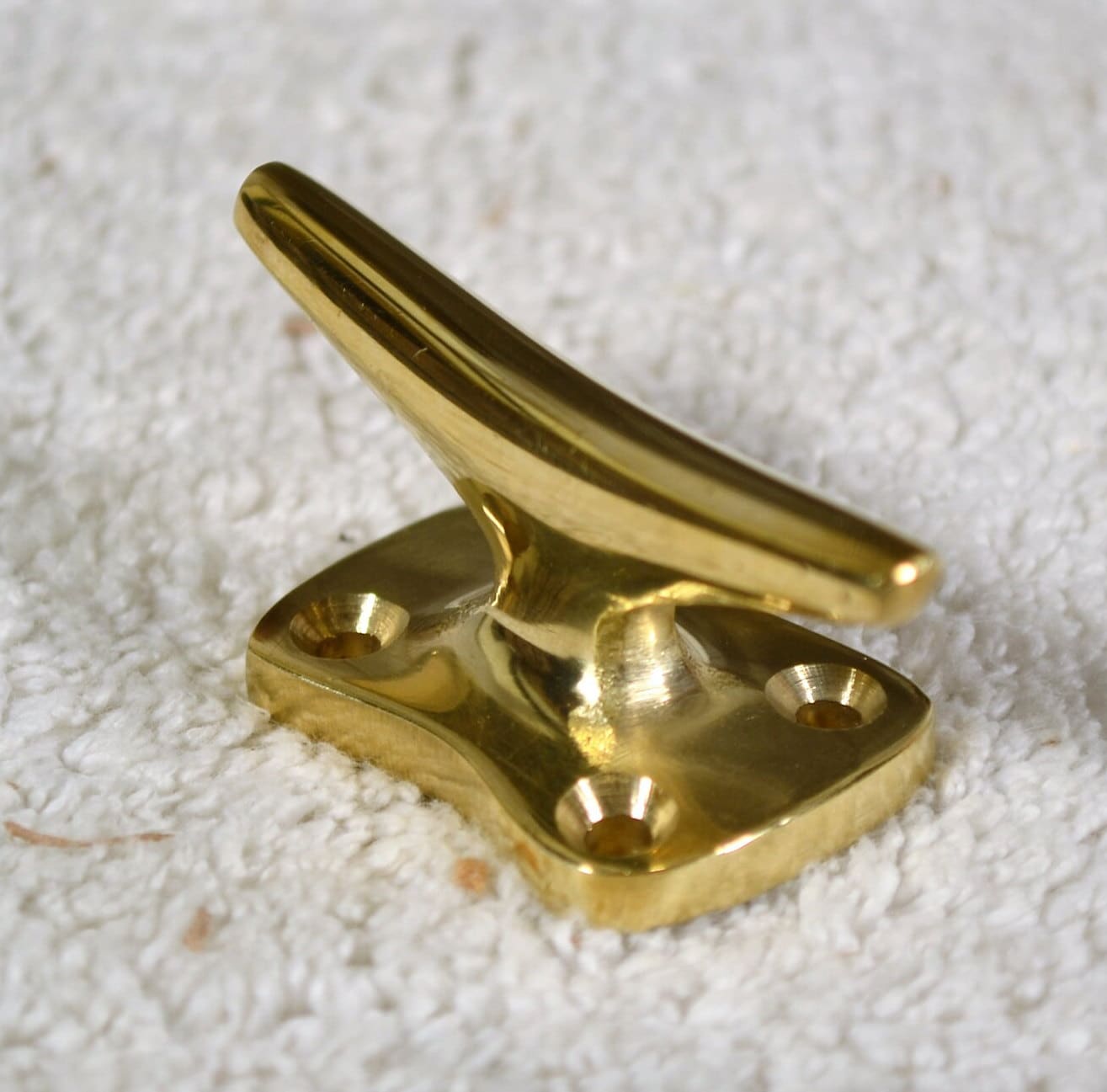 Small Brass Cleat 2 With Screws