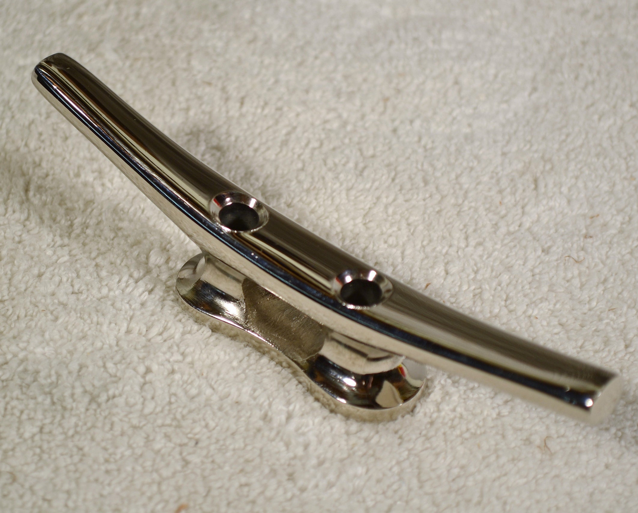 Nickel Plated Cleat 6 Inch