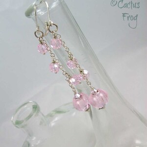 tickled pink earrings