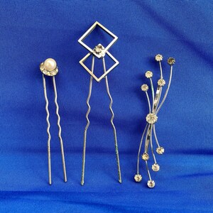 Antique Hair Pins- Set of Three! Set of 3 Vintage Hair Pins – 3Eliott main image 4