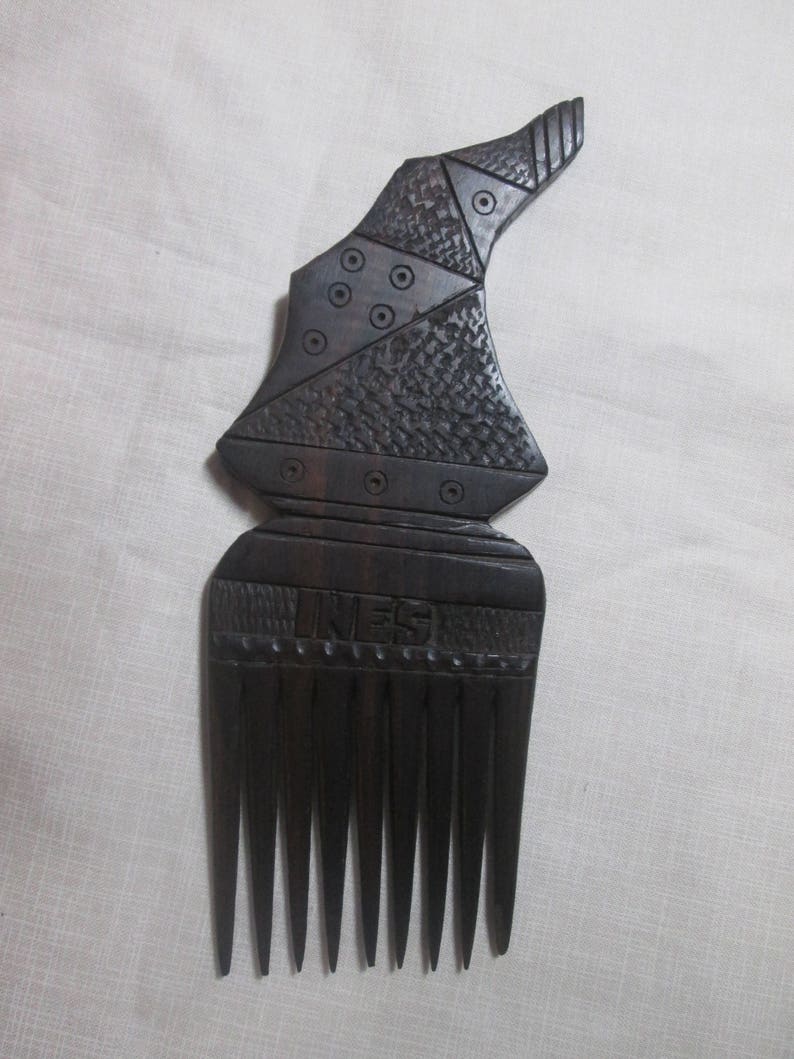 Antique Carved Back Comb Vintage Haircomb 1800s - Etsy