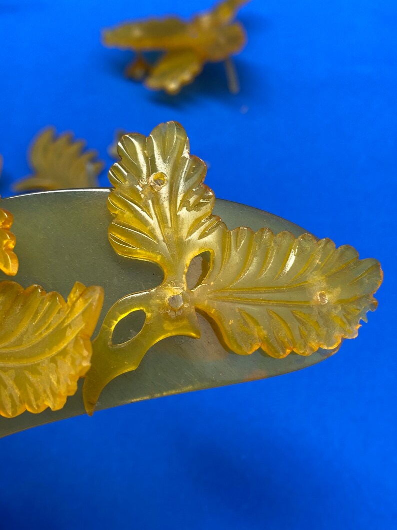 Antique Japanese DAMAGED Hair Ornament With Seven Parts Vintage Hair Ornament