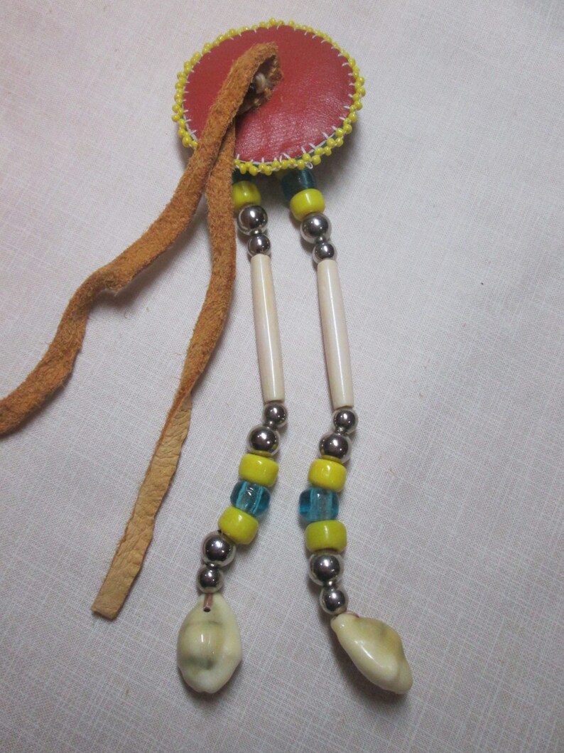 Hand Made Native American Indian Vintage Beaded Hair Ornament Etsy
