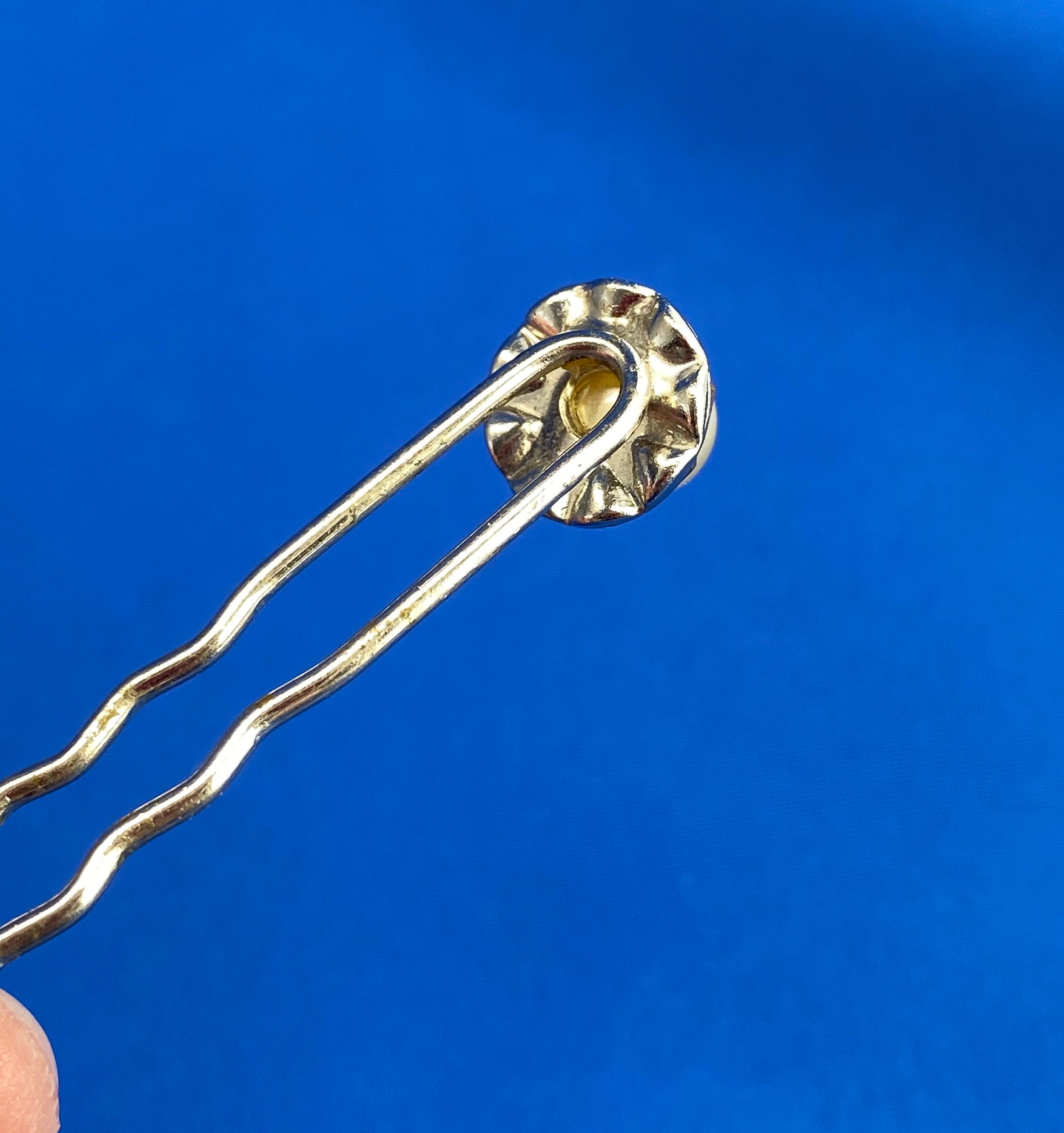 Antique Set of Three Fancy Hair Pins Antique Hair Ornaments Etsy