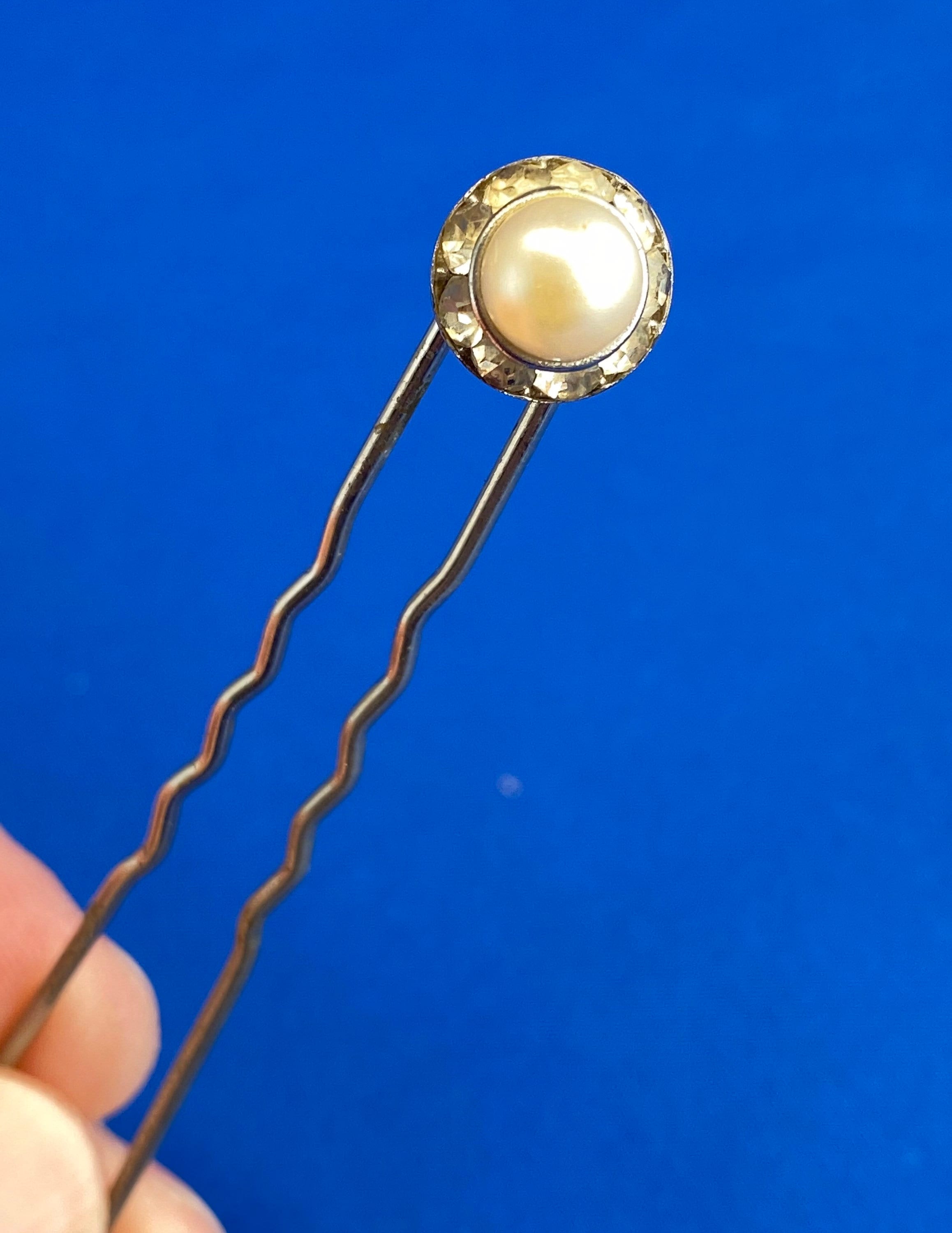 Antique Set of Three Fancy Hair Pins Antique Hair Ornaments Etsy