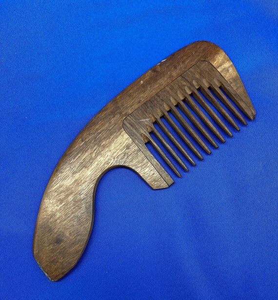 Vintage Wooden Handmade Hair Comb Vintage Haircomb | Etsy