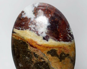 3.6cms CHRYSOCOLLA CAMPBELLITE CUPRITE Cabochon Quartz Copper Malachite Peru Turquoise Color J523 ?