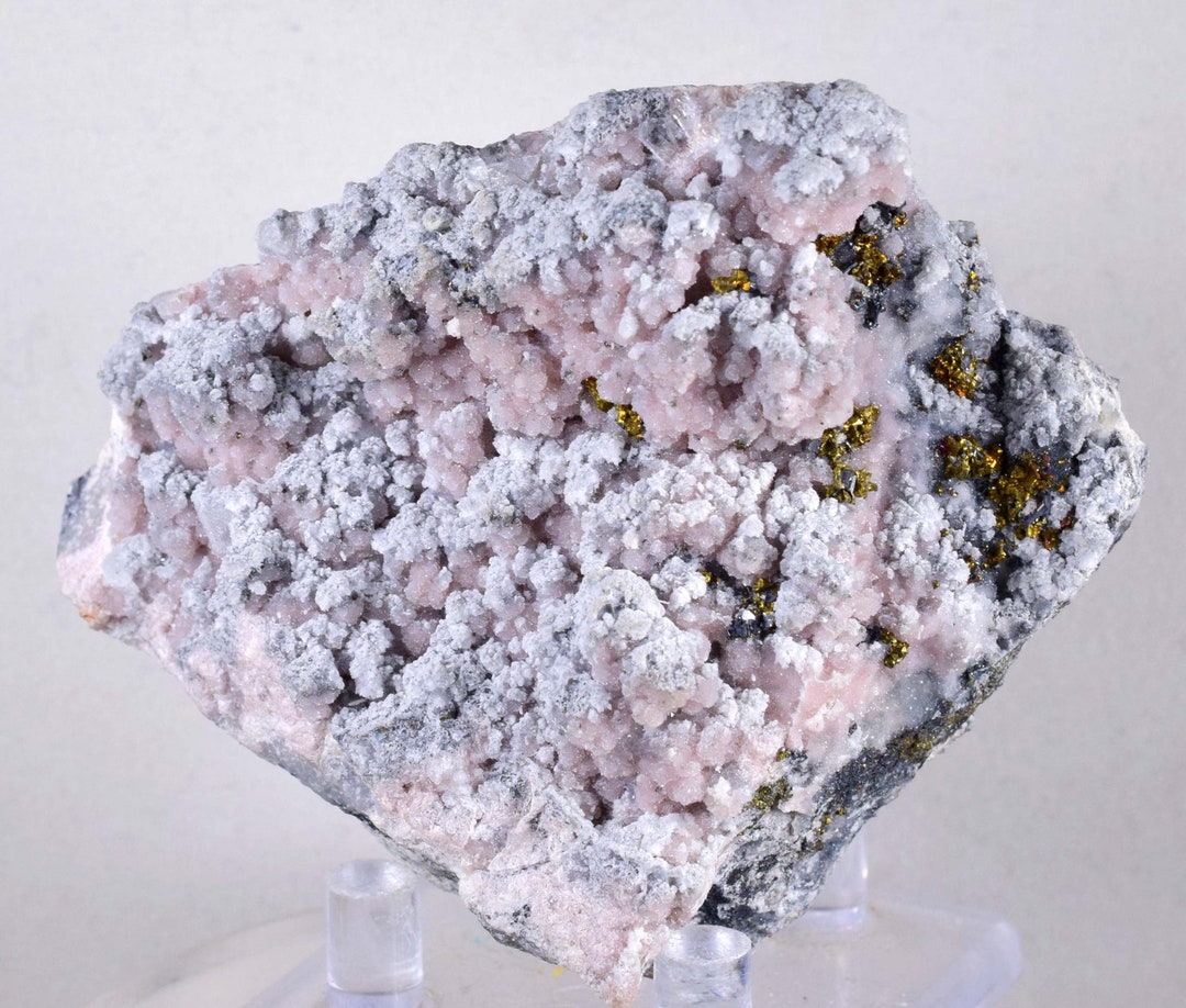 7cms PROUSTITE RUBY SILVER Copper Pyrite Mangano Calcite Quartz ...