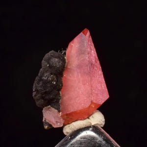0.9cm Rhodochrosite Crystals, Uchucchacua Mine Peru, Rare Old Stock 2000 Discovery, Pink Mineral Specimen Collector Rb748