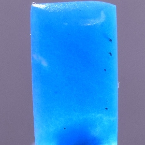 0.5carat GEM SILICA CHRYSOCOLLA Cabochon Lily Mine Peru Royal Blue Color Jewelry B45
