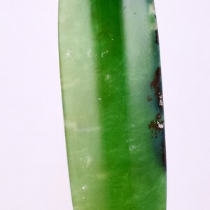 29.5cts GEM SILICA CHRYSOCOLLA Emeraldine Lily Mine Peru Cabochon Scenic Quartz Malachite Chalcedony Emerald Jade Color B12