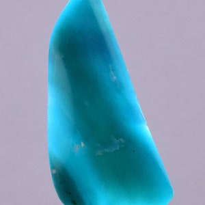 5carat GEM SILICA CHRYSOCOLLA Cabochon Lily Mine Peru Royal Blue Color Jewelry B77