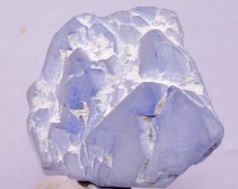 120Carats Blue Dumortierite In Quartz Acicular Pendant Specimen Ub285