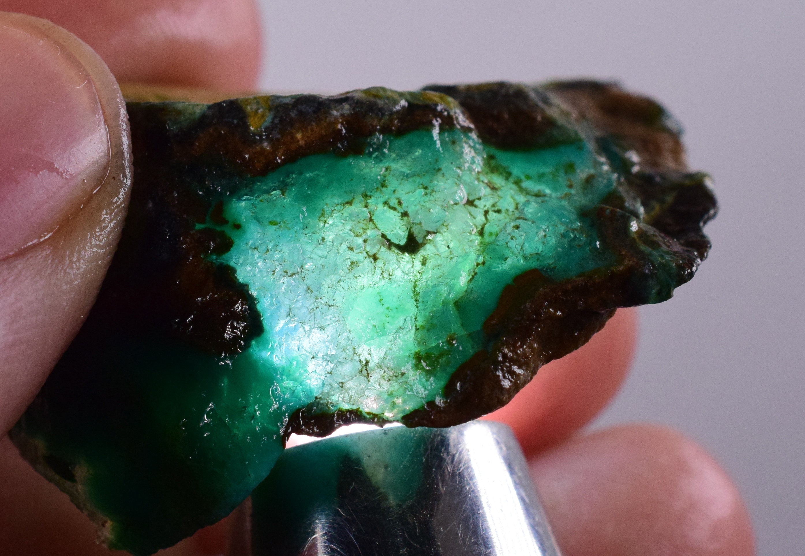 【数量限定】旧モデル在庫処分セールを開催します！ 22gr Scenic Peru Mine Lily Emeraldine CHRYSOCOLLA SILICA GEM その他