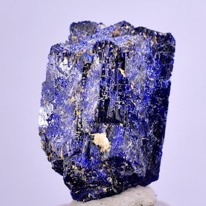 1.8cms GEM AZURITE CRYSTALS Morocco Royal Blue Color Shsrp Shiny Mineral Specimen U603