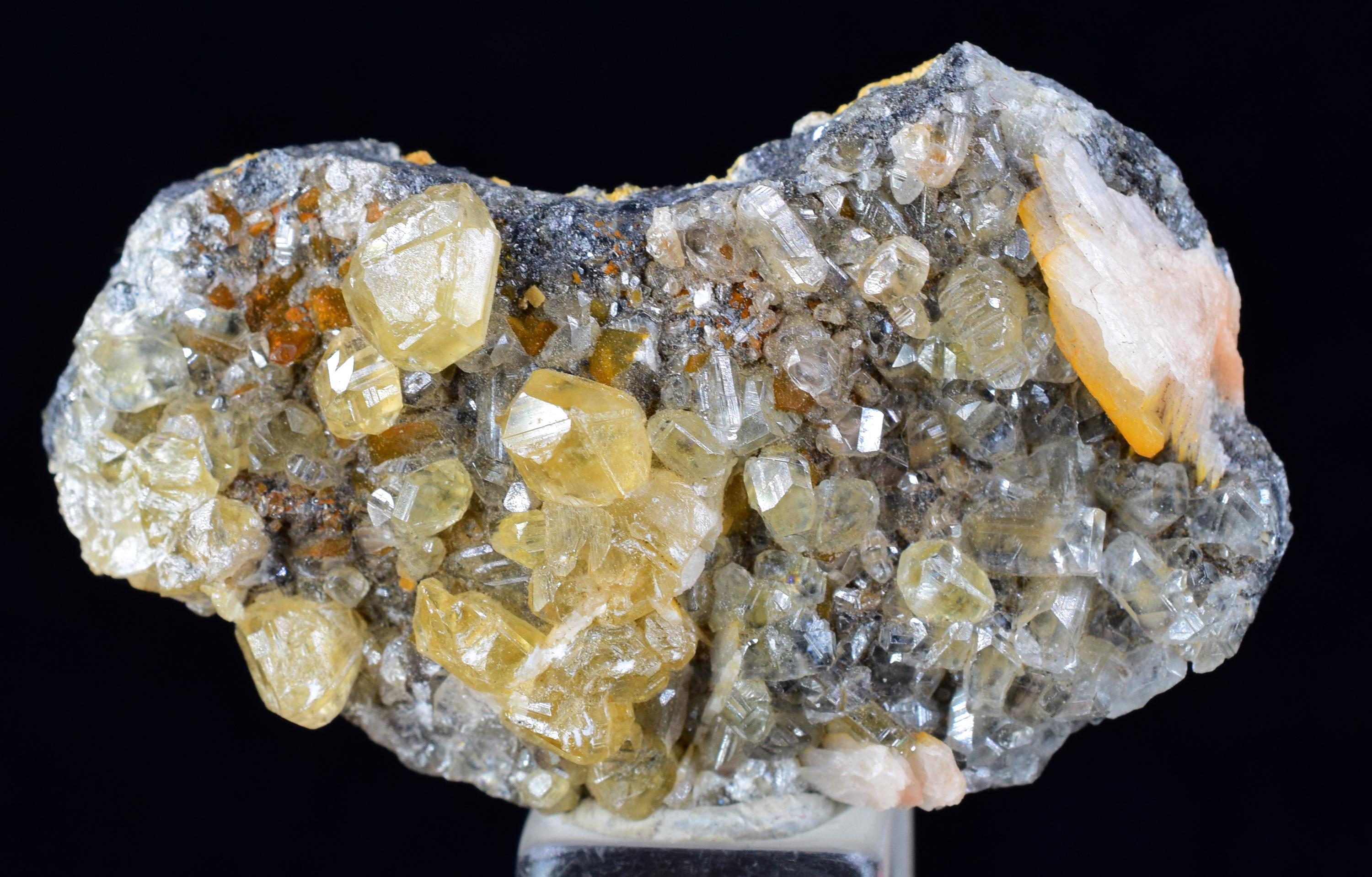 3.9cms 青鉛鉱 重晶石 方鉛鉱 結晶 モロッコ 鉱物標本 K107 - Etsy 日本