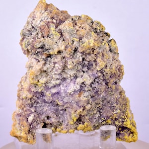7,2 cm COQUIMBIT ALUNOGEN KRISTALL Romeritkopiatit mineralprov Ub315