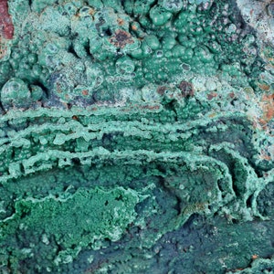 10cms MALACHITE STALACTITE GEODE Botryoidal Grape Gem  Mineral Sample  A427