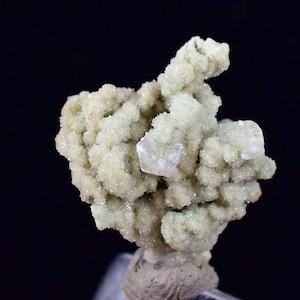 1.8cms DRUZY CHRYSOCOLLA STALACTITE calcite cuprite peru mineral specimen D138