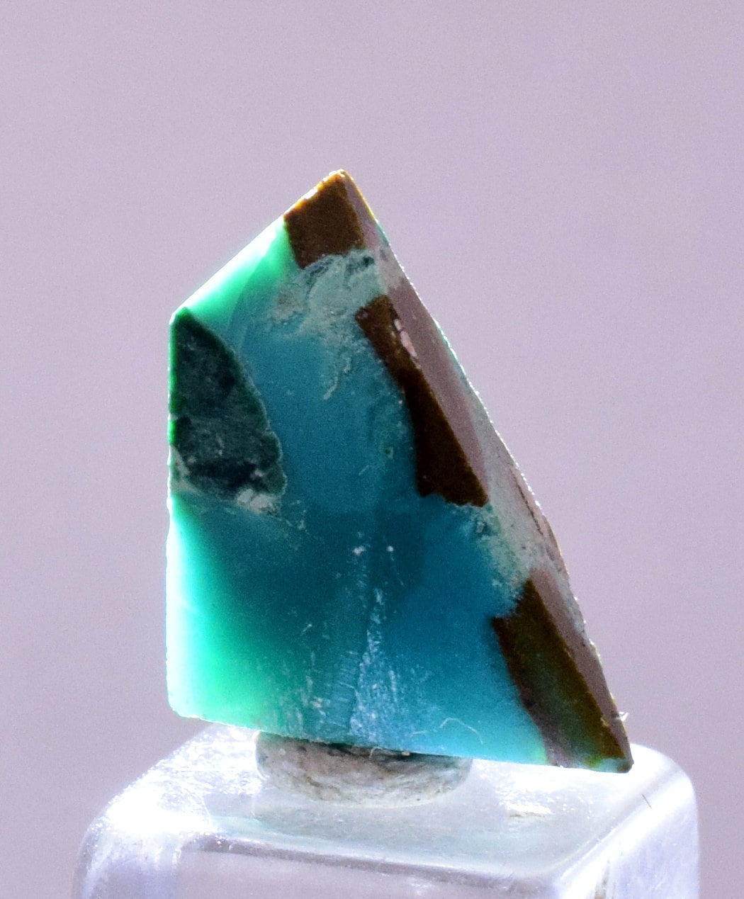 2.5carats GEM SILICA CHRYSOCOLLA Peru Free Form Quartz