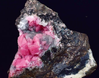 9.5cm RHODOCHROSITE RHOMBOHEDRAL CRYSTAL pasto bueno peru mineral specimen r805