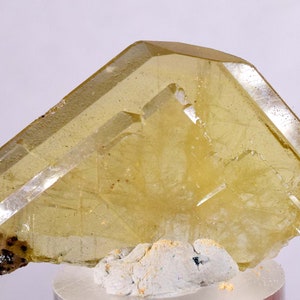 3.9cms GEMMY BARITE CRYSTALS Peru Golden Brown Shiny Translucent Mineral Specimen F339