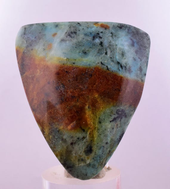 26grs BLUE GREEN SCAPOLITE Peru Marialite Chrysocolla Quartz