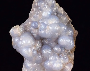 4.1cms BLUE CHALCEDONY PERU Crystal Quartz  Translucent Mineral Sample  Collector Q254